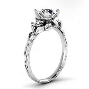Delicate plumage enagegement ring Delicate plumage enagegement ring
